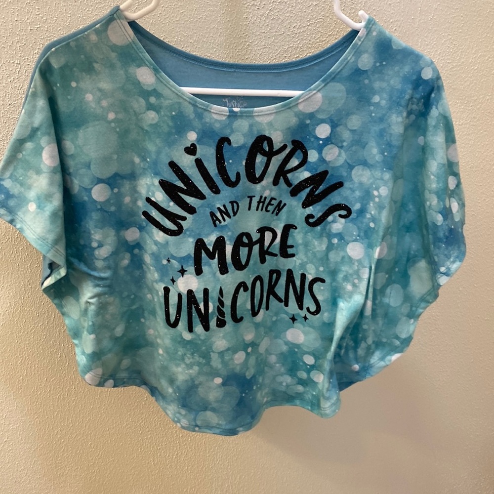 Justice unicorn and then more unicorns shirt